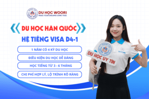 Tuyển sinh Du Học Hàn Quốc Hệ Tiếng Visa D4-1